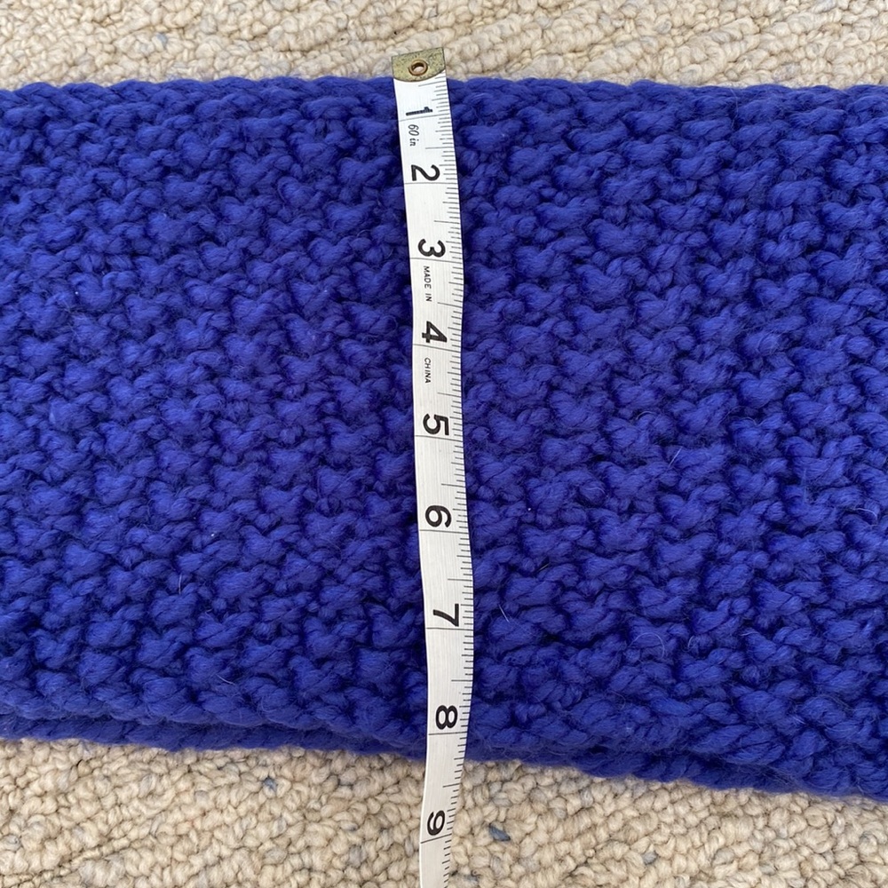 Hand knit chunky cowl - Picture 2 of 2
